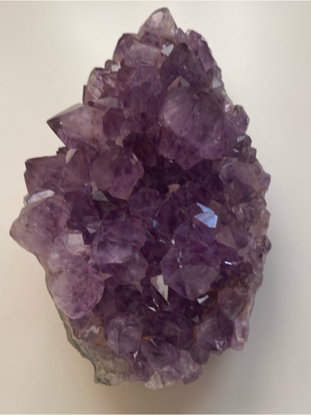 Large Natural Amethyst Crystal Cluster - Deep Purple Geode